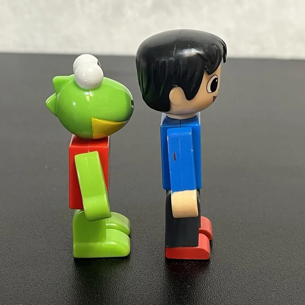 Ryan's World Figures Ryan Gus Green Frog Lot of 2 Toys Poseable
